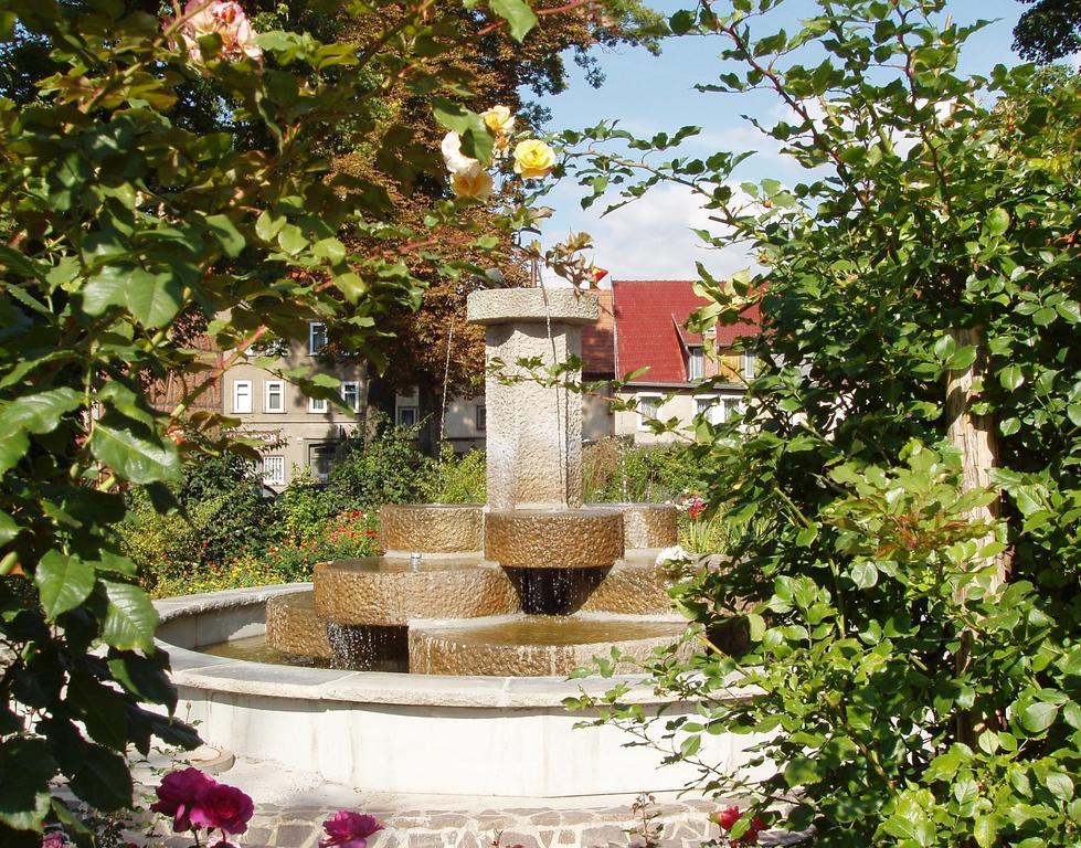 Hotel Weidenmuhle Mühlhausen Esterno foto